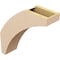 Ekena Millwork 5-inch W x 18-inch D x 18-inch H Thorton Rough Cedar Woodgrain TimberThane Knee Brace, Primed BRCUR05X18X18THRRCPR - alternate 6